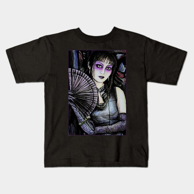 Geisha (Nightclub #1) Kids T-Shirt by artofadornment